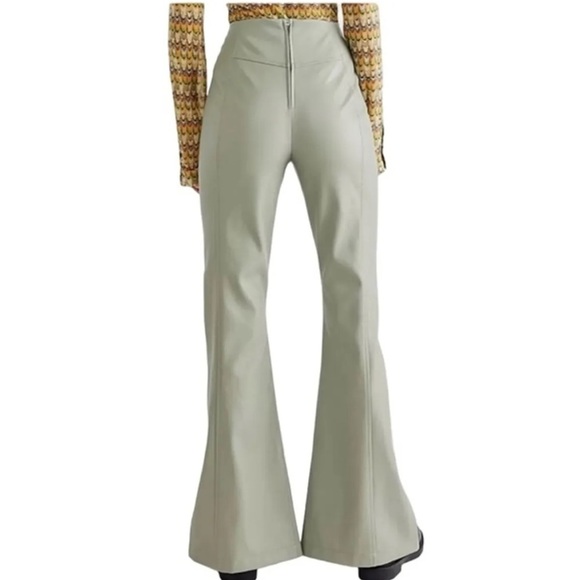 HP⭐️ We The Free Faux Leather Mint Green Pants - Picture 2 of 11